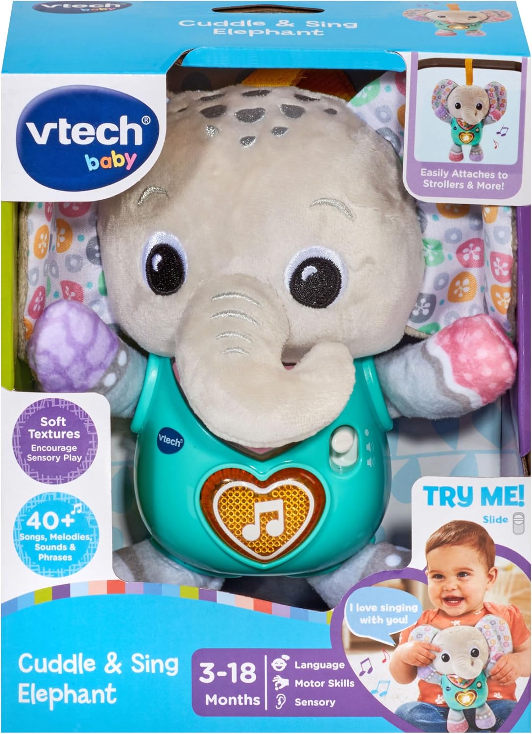 Vtech - Cuddle&Sing Elephant - English