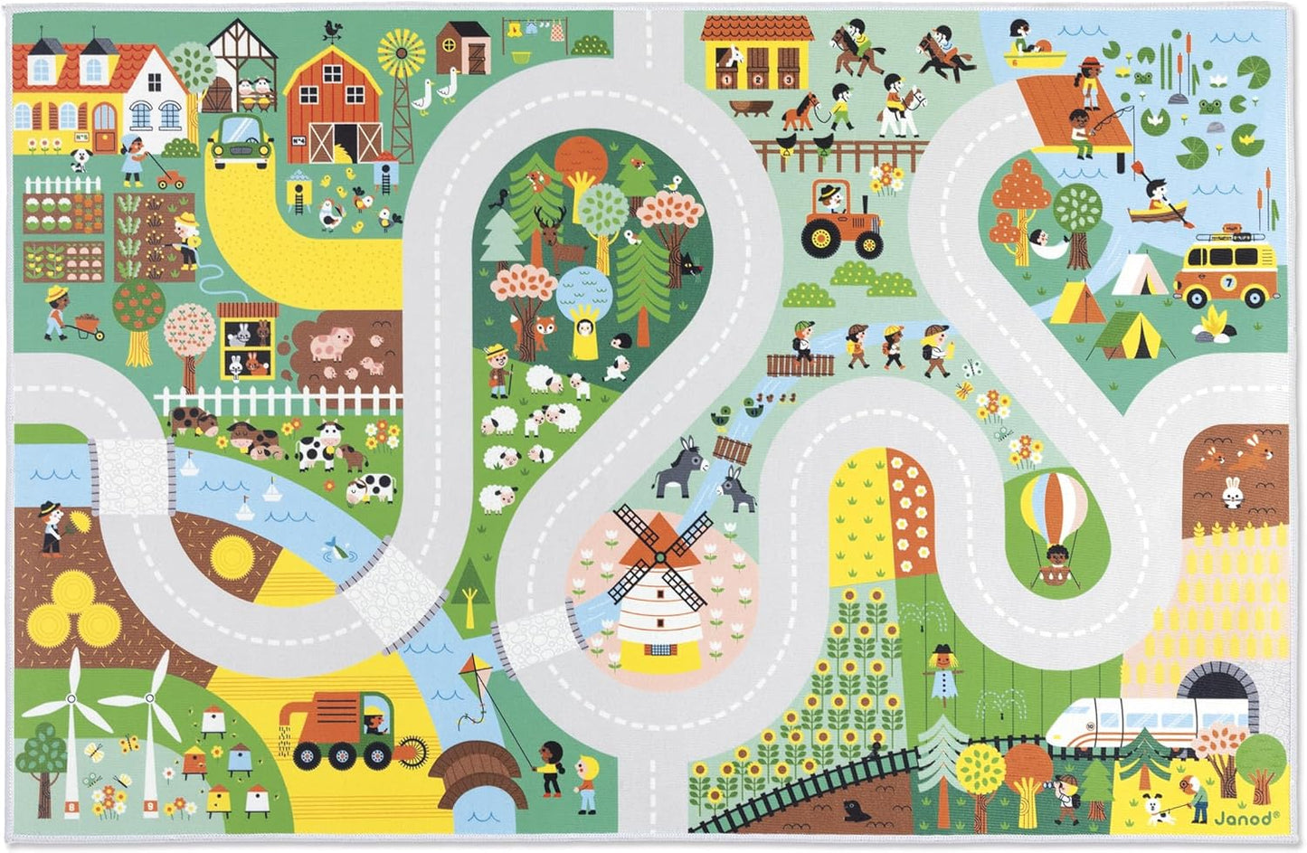 Janod - Cross Roads Circuit Countrysides - Mat