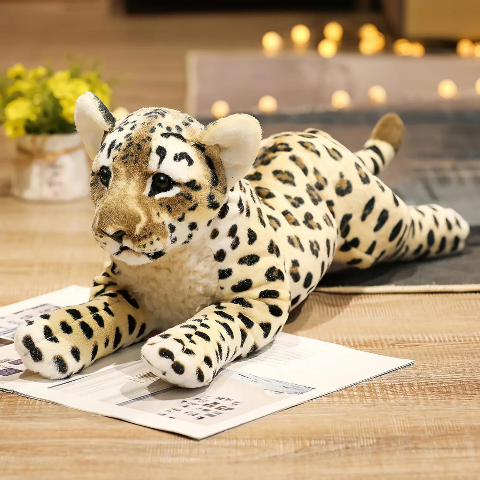 Miila Leopard Plush Toy 48 Cm Realistic Soft Plush