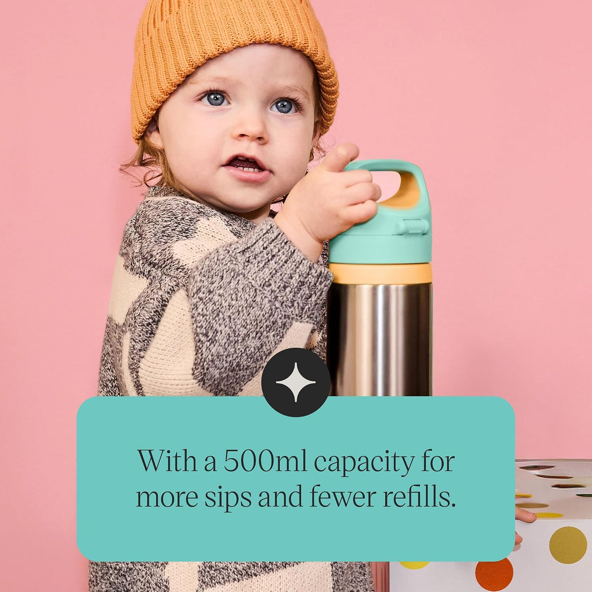 Tommee Tippee - On The Go Straw Bottle - 500ml