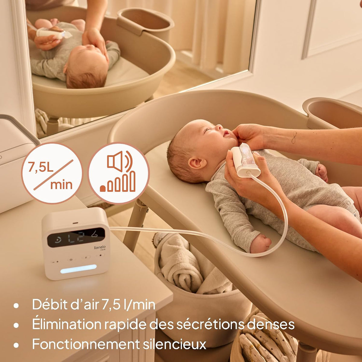 Lionelo - Nasal Aspirator - White