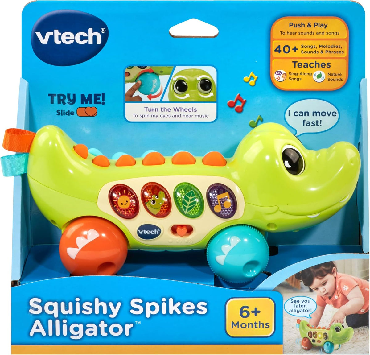 Vtech - Squishy Spikes Alligator - English