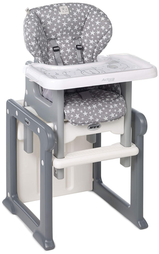 JANE TRONA ACTIVA GREY STARS T01 HIGH CHAIR