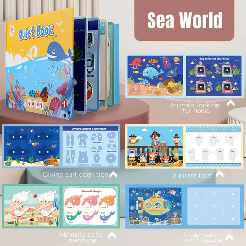 Tumama Kids - Montessori Quiet Book - Animal