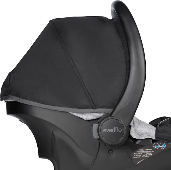 EVENFLO LITEMAX SPORT INFANT CAR SEAT GRAPHITE GRAY
