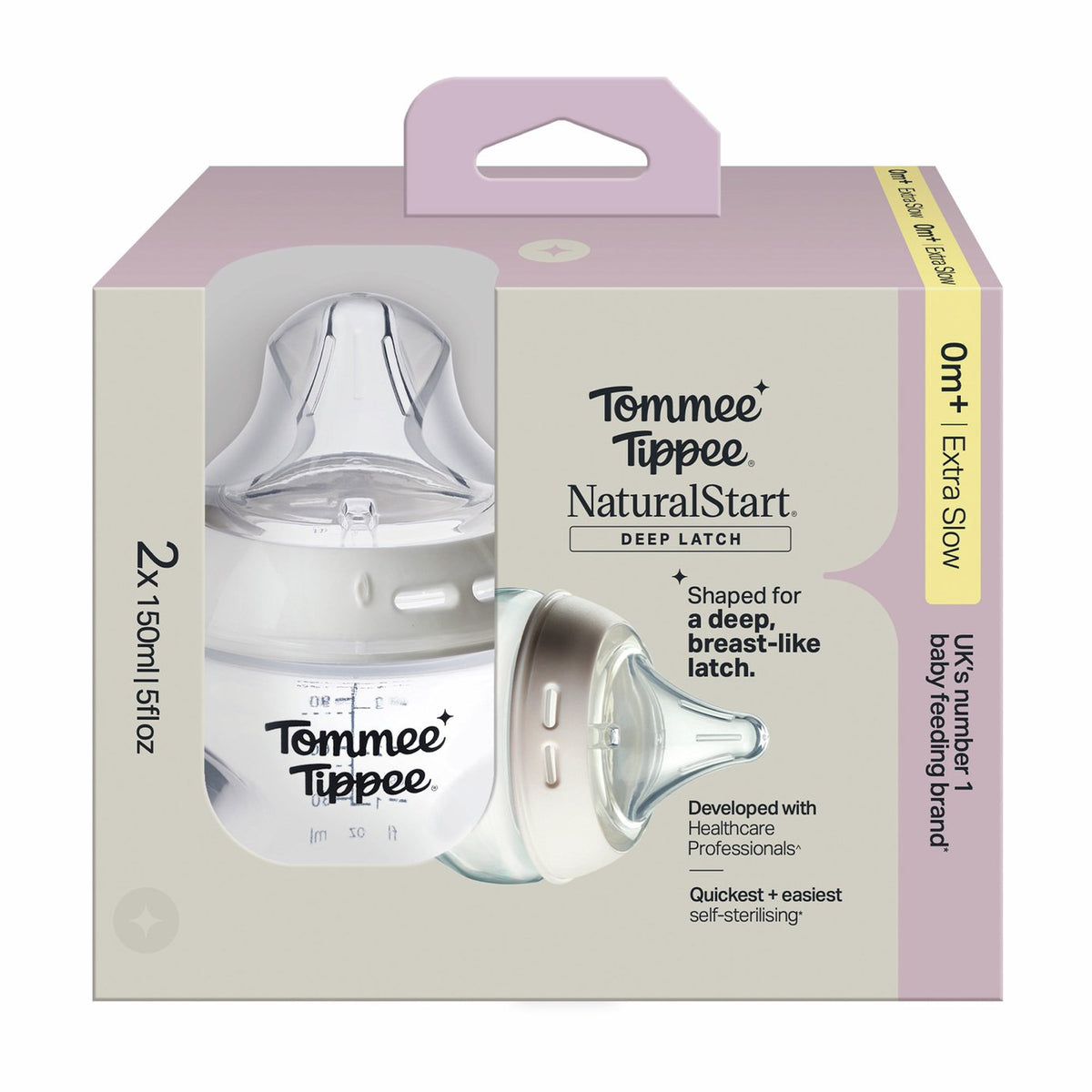 Tommee Tippee - Bottle 2pcs 150ml - Triangular