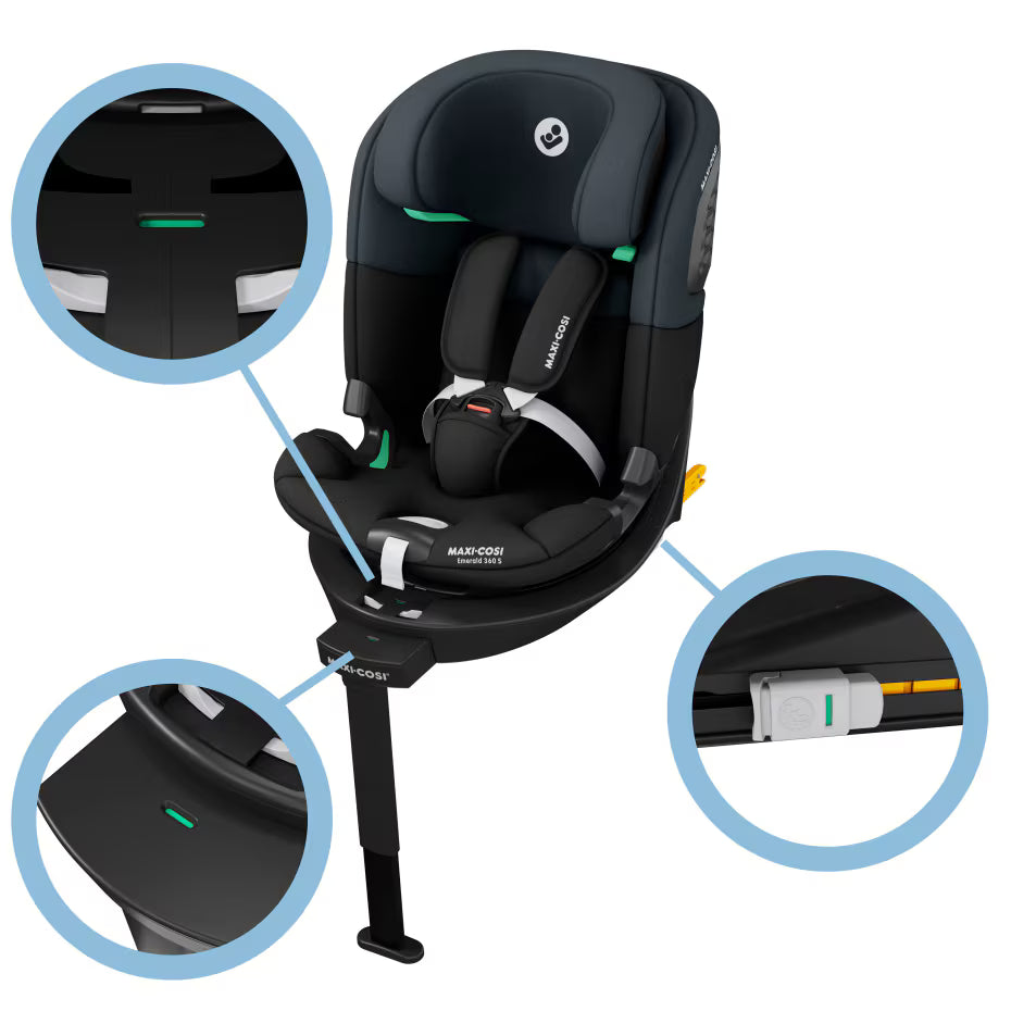Maxi-Cosi - Emerald 360 S - Tonal Black