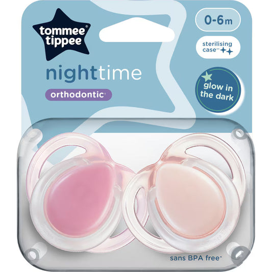 (TOMMEE TIPPEE) TT 2X 0-6M NIGHT GLOW IN THE DARK STHR AL AR