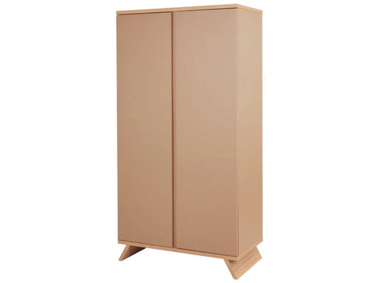 Faktum - Sienna - 2-Doors Baby Wardrobe Push-Open Nursery Storage Cabinet - Cappucino