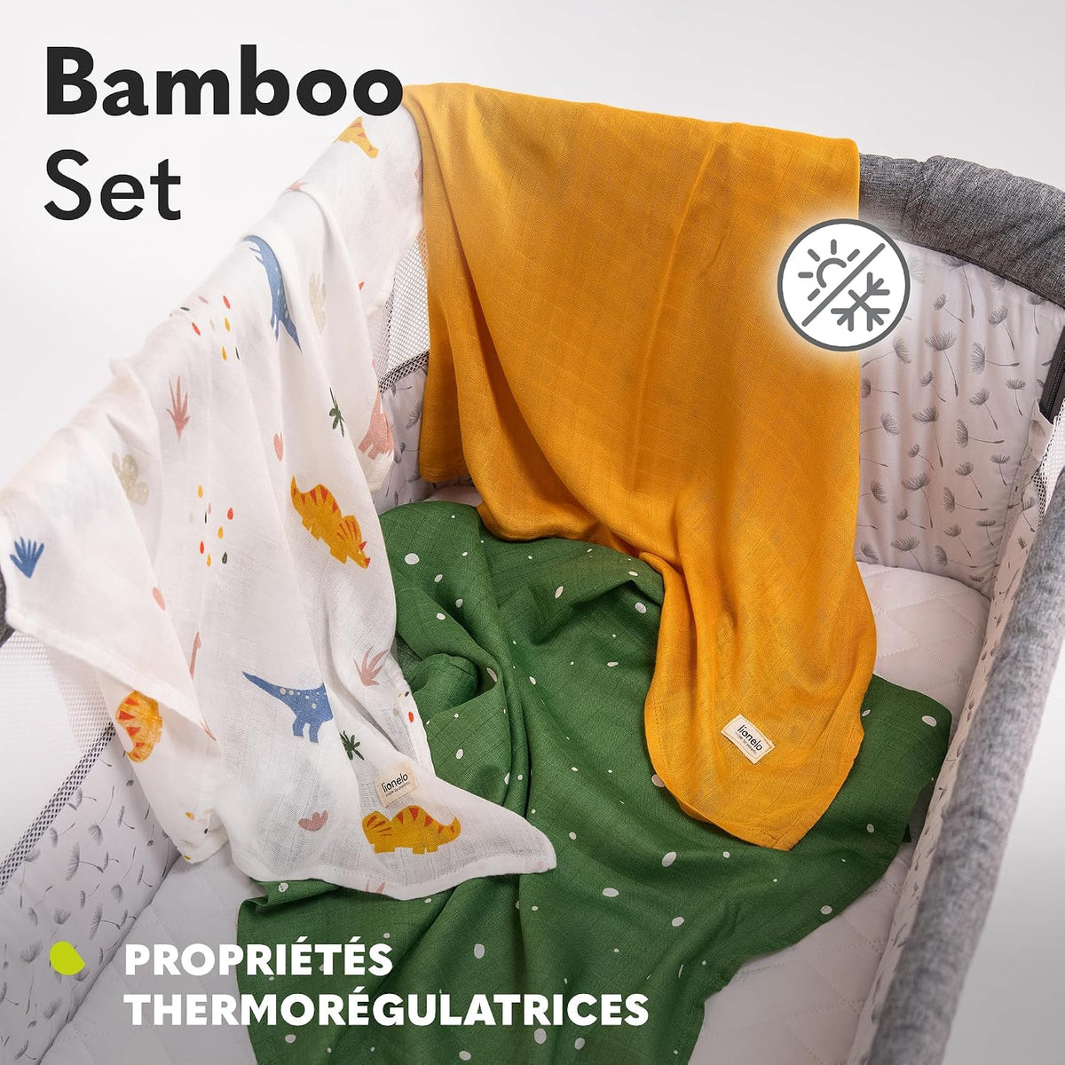 Lionelo - Bamboo Set - Blanket