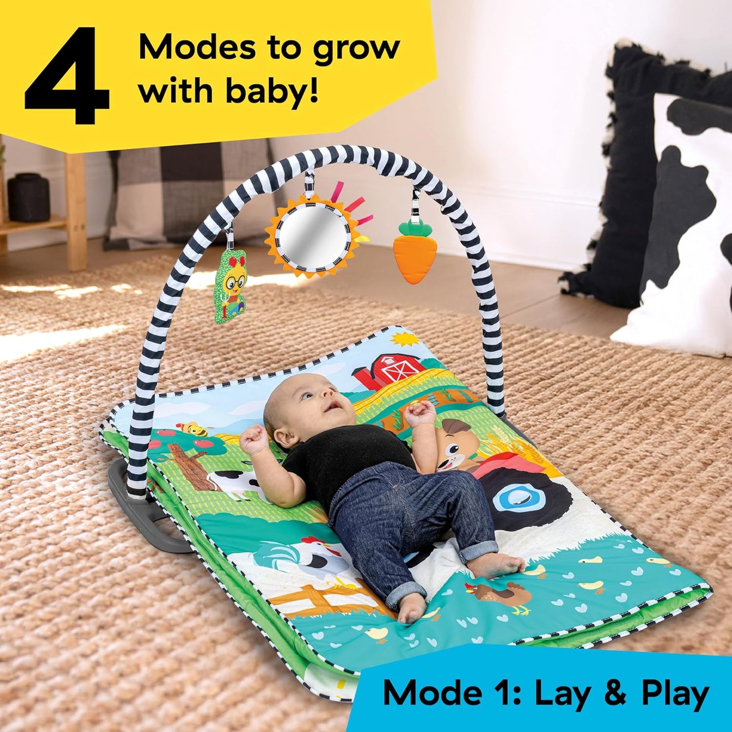 Kids2 - Barnyard Grow with Me Baby Play Gym -