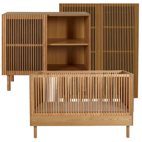 Hai No Ki Bed 140 x 70 Cm Natural Ash Crib
