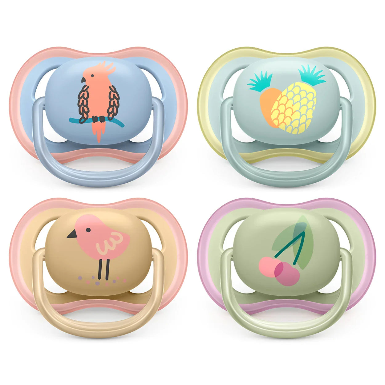 AVENT ULTRA AIR SOOTHERS  DECO MIX - 0-6M