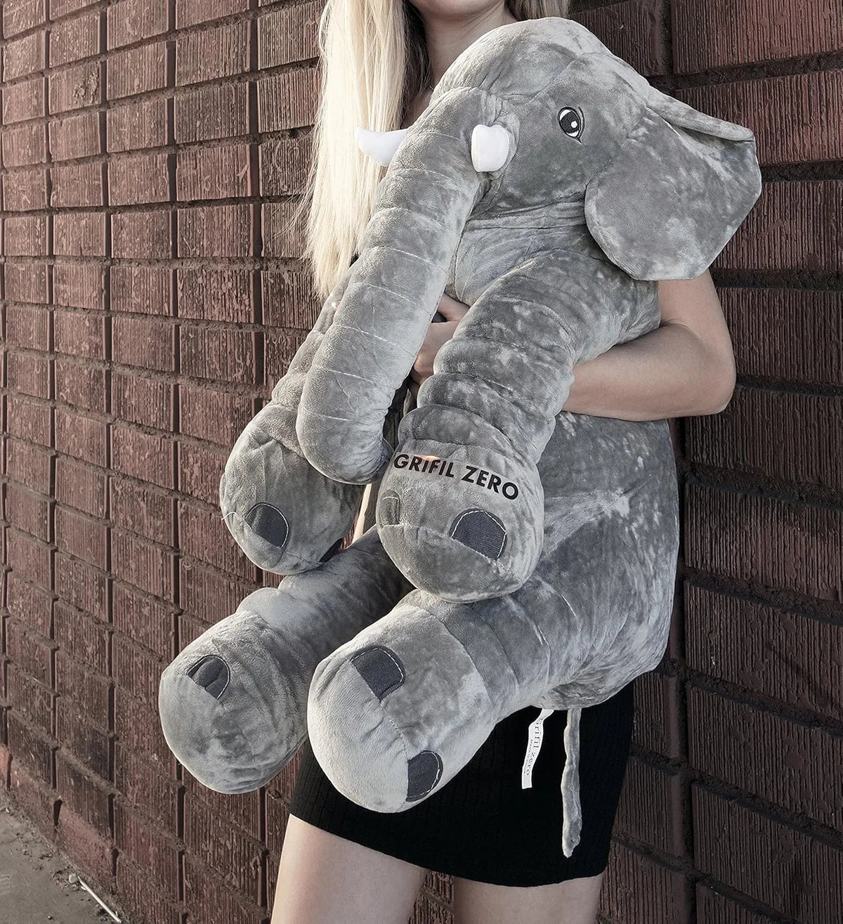 Miila Safari Elephant Plush Toy 60 Cm Soft Realistic Stuffed Animal