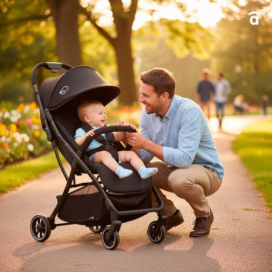 Asalvo - Travel  Stroller - Hito Black