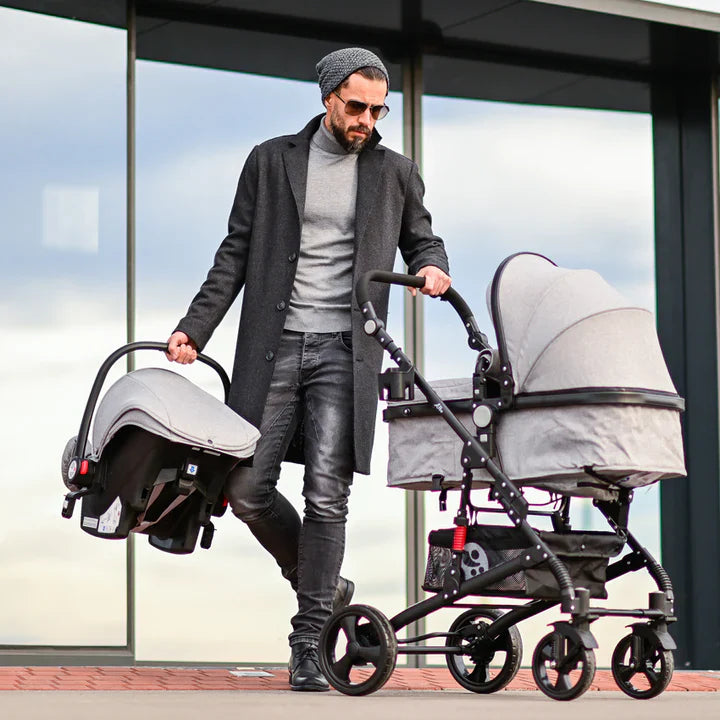 Baby Stroller ALBA CLASSIC SET GREY