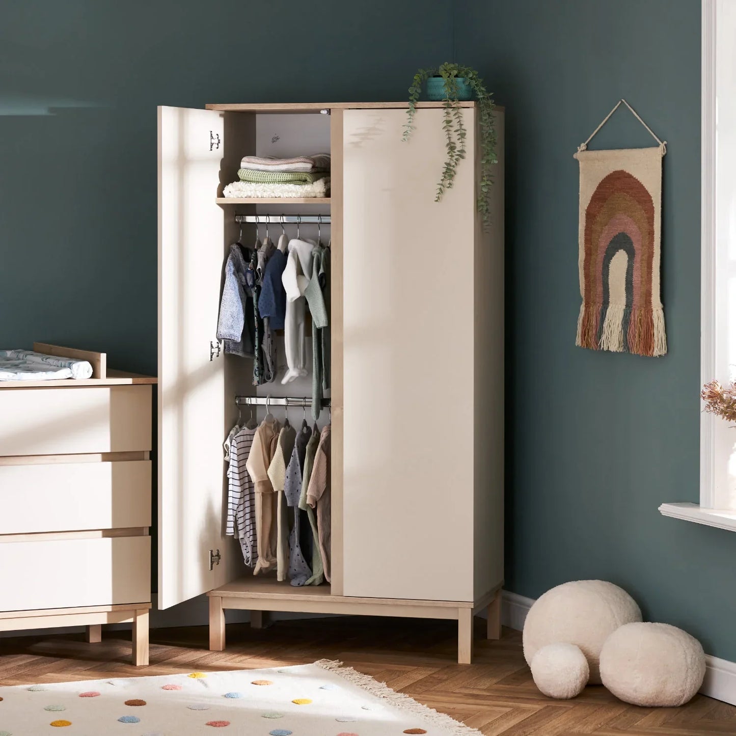 Faktum - Astrid Double Wardrobe - Two-Tone Modern Design