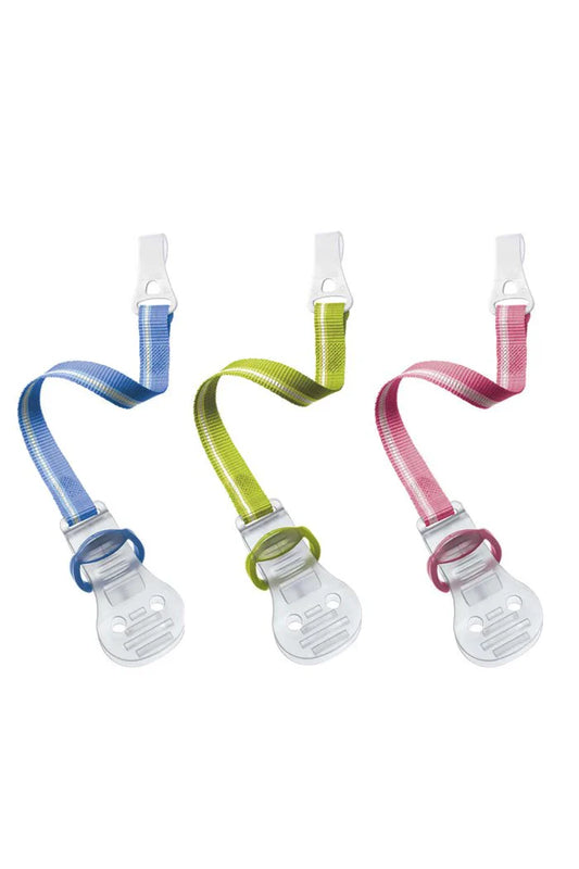 AVENT SOOTHER CLIP - PINK, BLUE AND GREEN