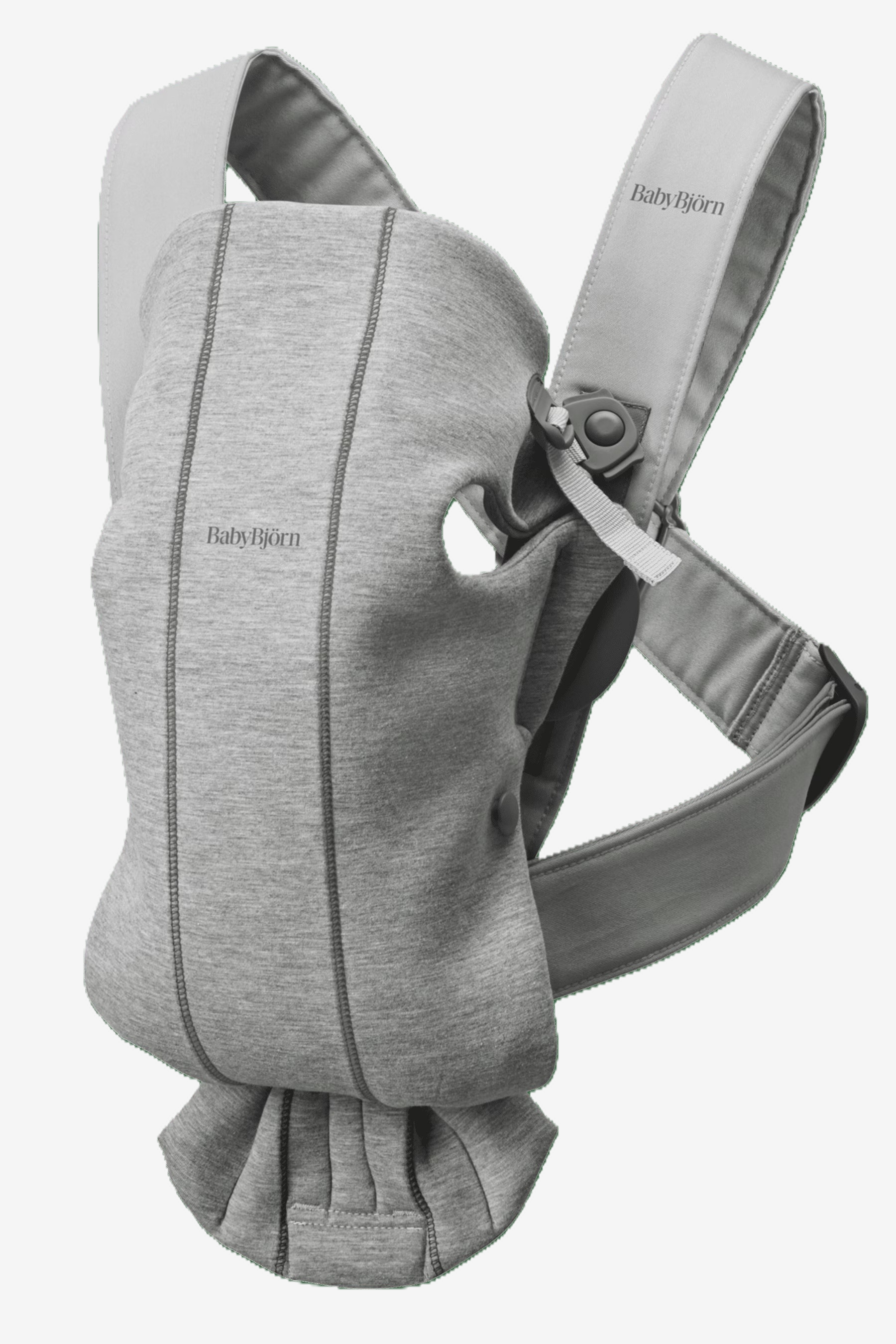 BABYBJORN BABY CARRIER MINI JERSEY - LIGHT GRAY