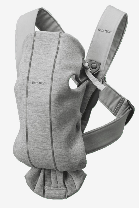 BABYBJORN BABY CARRIER MINI JERSEY - LIGHT GRAY