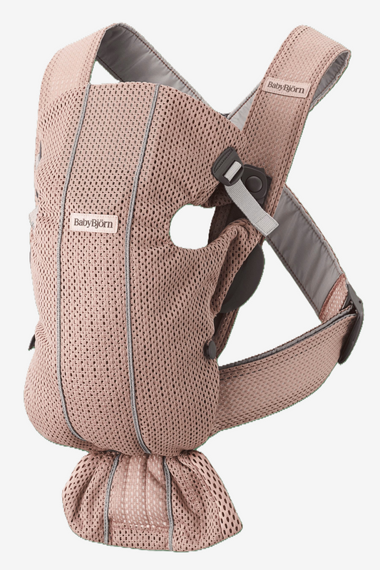 BABYBJORN BABY CARRIER MINI JERSEY 3D-DUSTY PINK