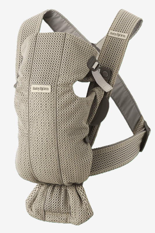 BABYBJORN BABY CARRIER MINI JERSEY 3D-GRAY BEIGE