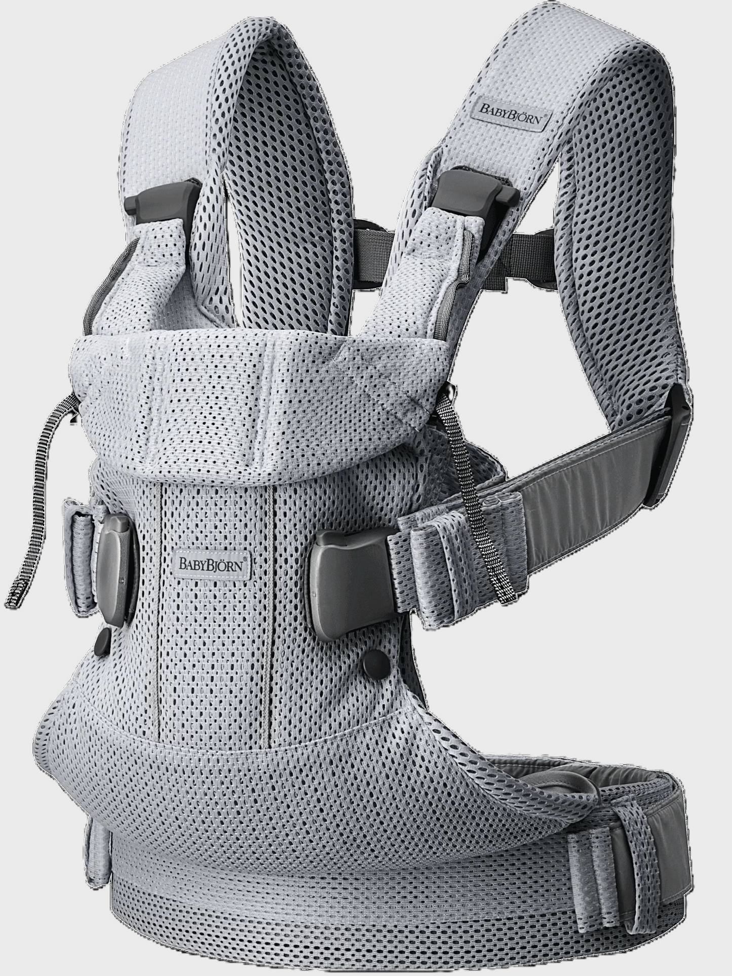 BABYBJORN BABY CARRIER ONE,AIR MESH 3D, SILVER