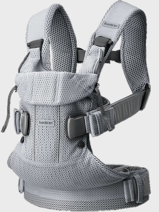 BABYBJORN BABY CARRIER ONE,AIR MESH 3D, SILVER