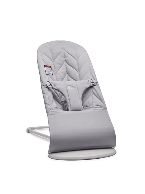 BABYBJORN BOUNCER BLISS WOV. PETAL-LIGHT GRAY