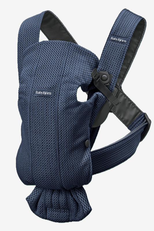 BABYBJORN CARRIER MINI, NAVY BLUE, 3D MESH