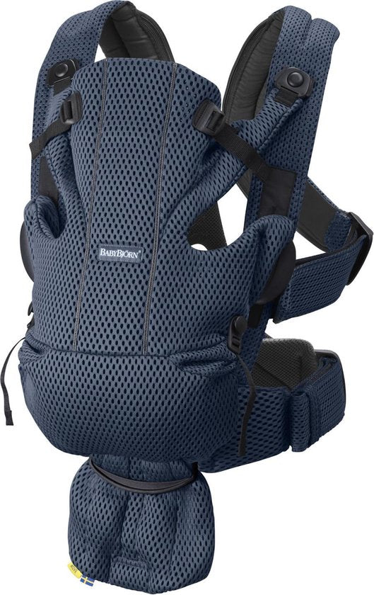 BABYBJORN CARRIER MOVE, 3D MESH- BLUE MARINE