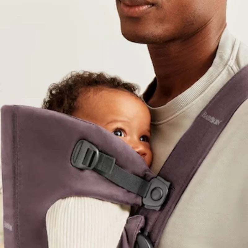 Babybjorn - Baby Carrier  Mini Cotton - Dark Purple