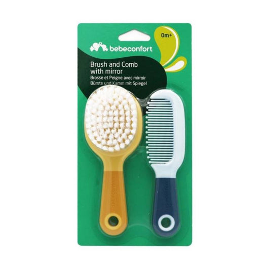 BBC BRUSH MIRROR & COMB - SWEET ARTIC BLUE