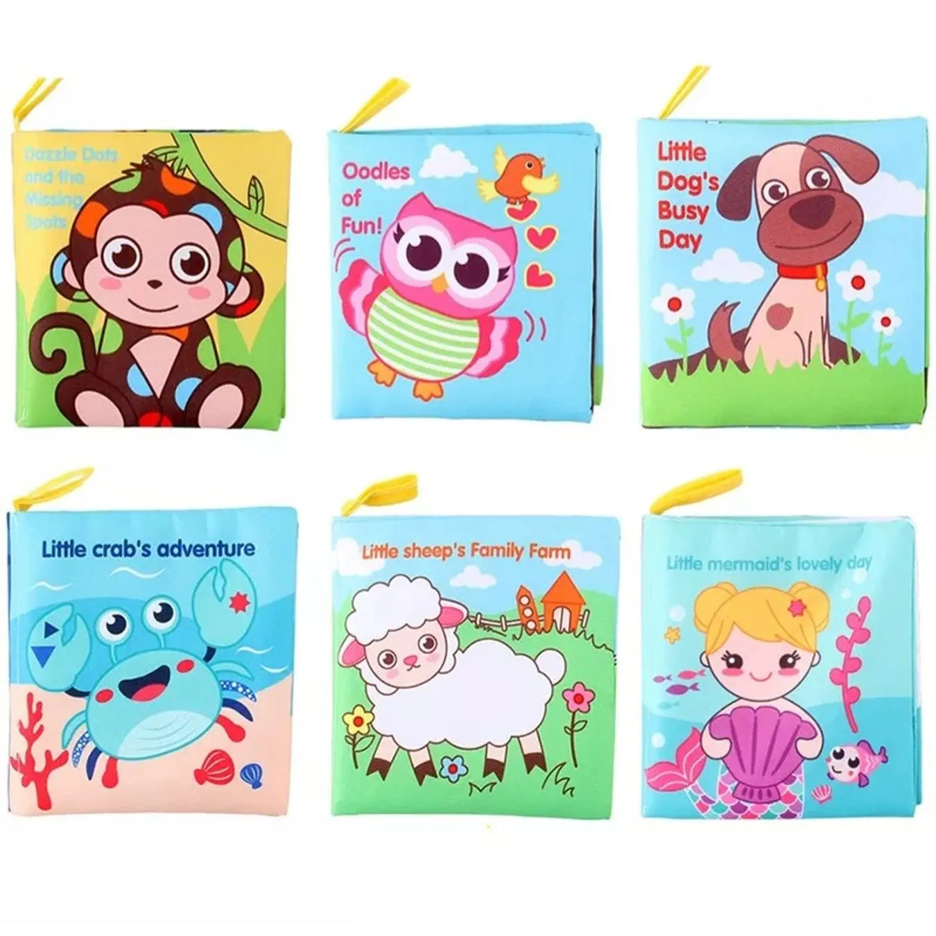 Tumama Kids - Stories Crinkle Book - Soft Cloth Book - Crab