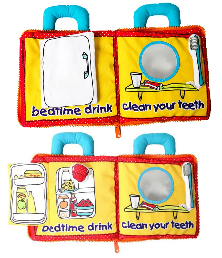 Tumama Kids - Busy Book - Bear Baby Night - Cloth Book