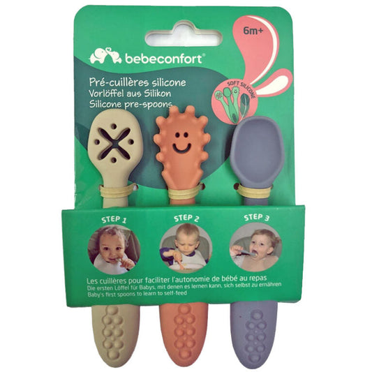 BBC 3 SILICONE PRE SPOON  (3 stages) 6m+