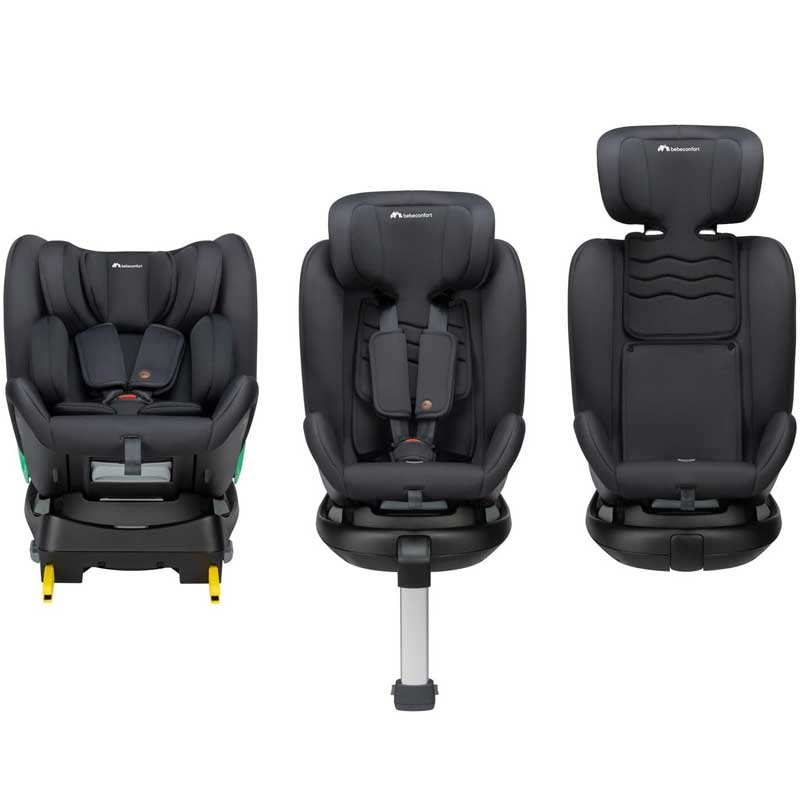 Bebe Confort Atlas 360 i-Size Carseat- Mineral Black