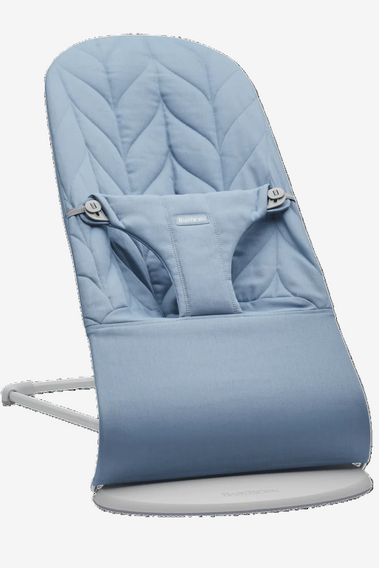 BABYBJORN BOUNCER BLISS WOV. QUILT PETAL-BLUE