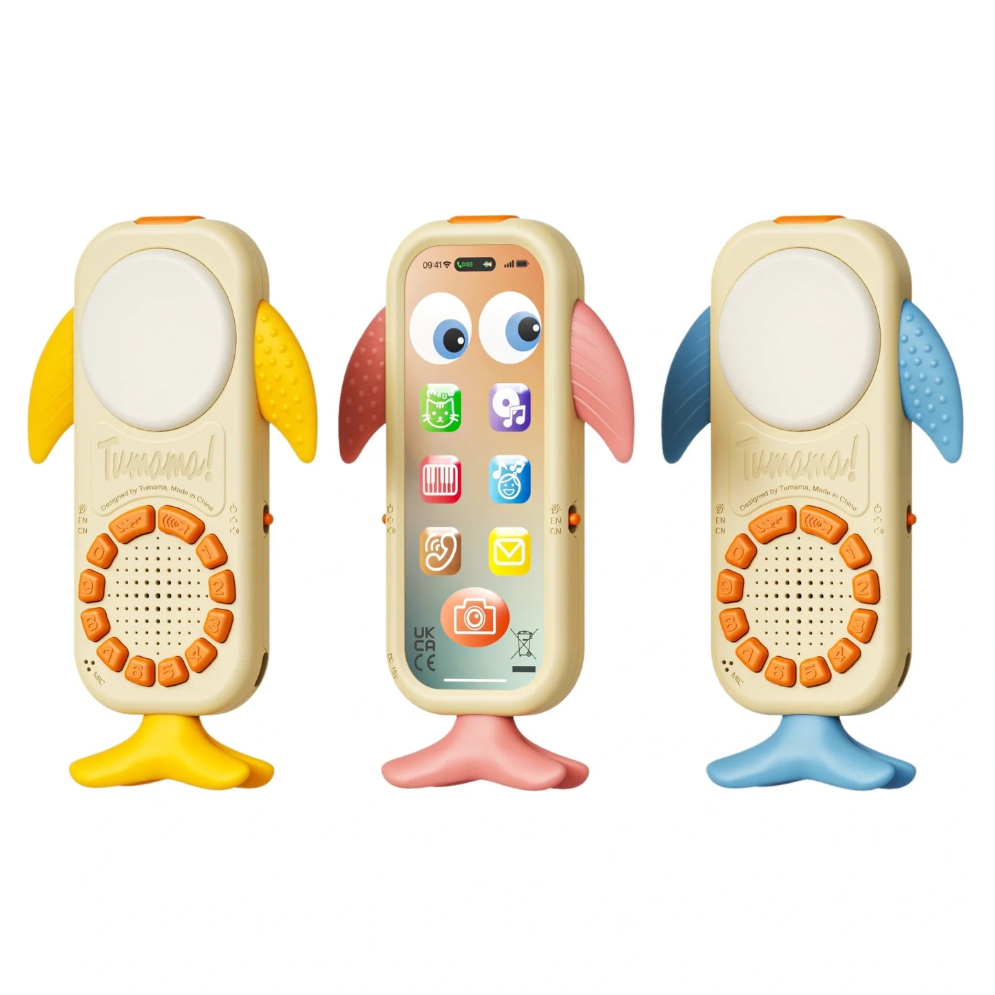 Tumama Kids - Rechargeable Remote Controle & Smartphone - 2in1 - Pink Whale