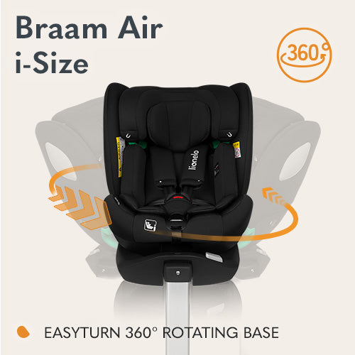 Lionelo - Braam I-Size Air - Black Carbon
