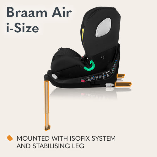 Lionelo - Braam I-Size Air - Black Carbon