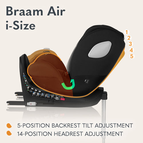 Lionelo - Braam I-Size Air - Black Carbon