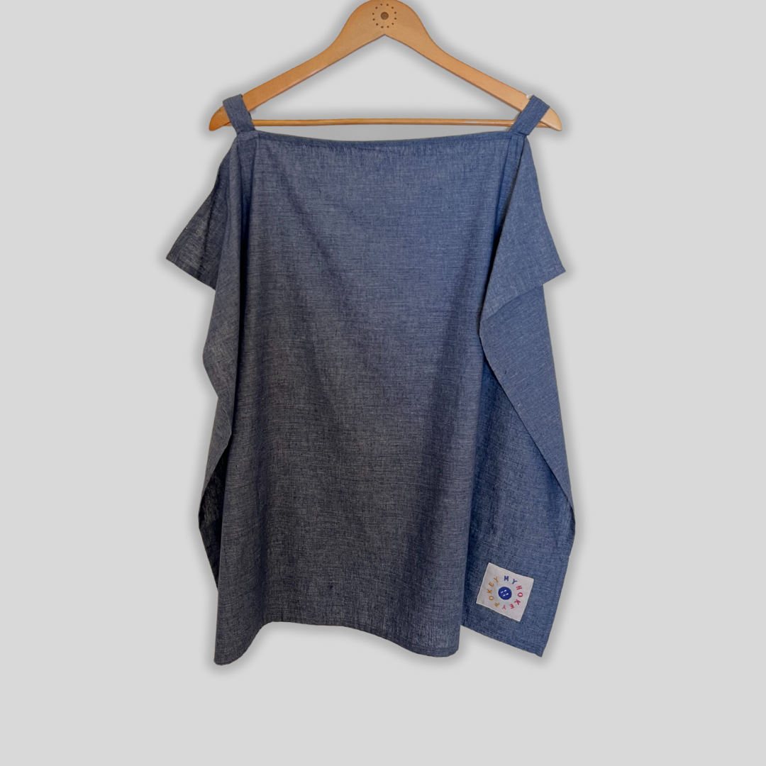 MyHokeyPokey breast feeding cover Denim Stone