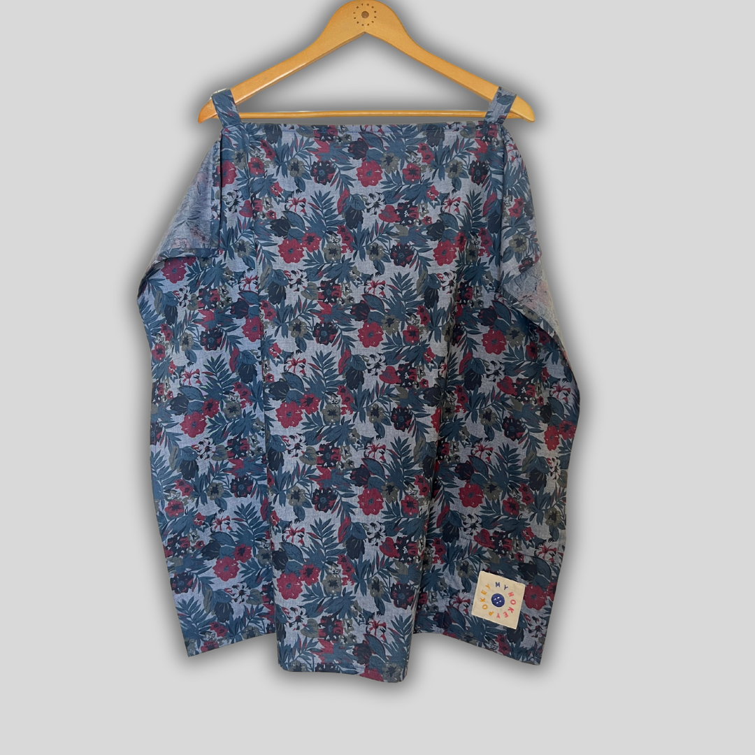 MyHokeyPokey breast feeding cover Midnight Floral