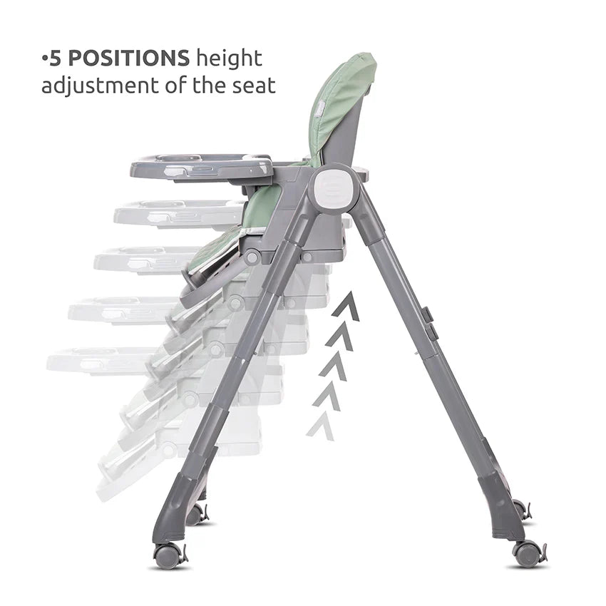 Baby high chair CHEF 3in1 Green