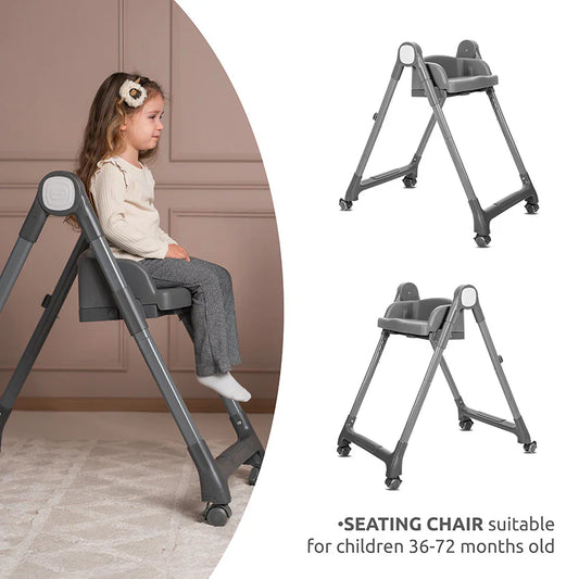 Baby high chair CHEF 3in1 Grey