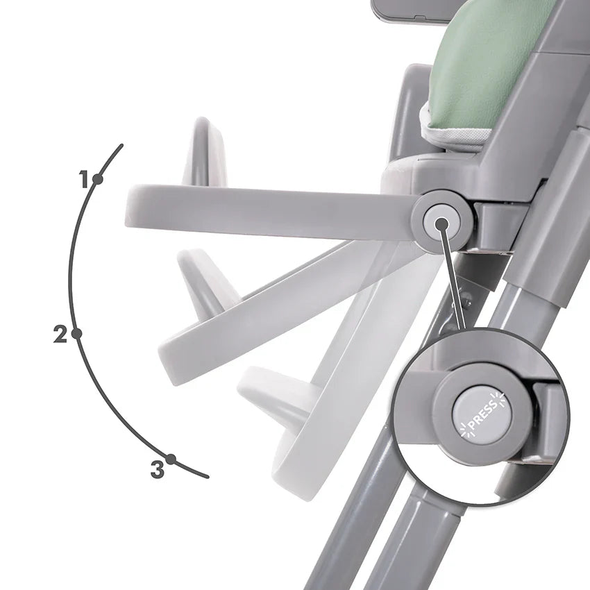 Baby high chair CHEF 3in1 Green