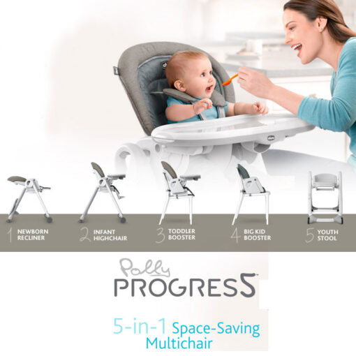 POLLY PROGRES5 HIGHCHAIR  -clouds- [79335]