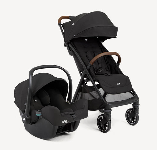 Joie - Pact Pro Stroller - Travel System - Gemm Car Seat - Shale