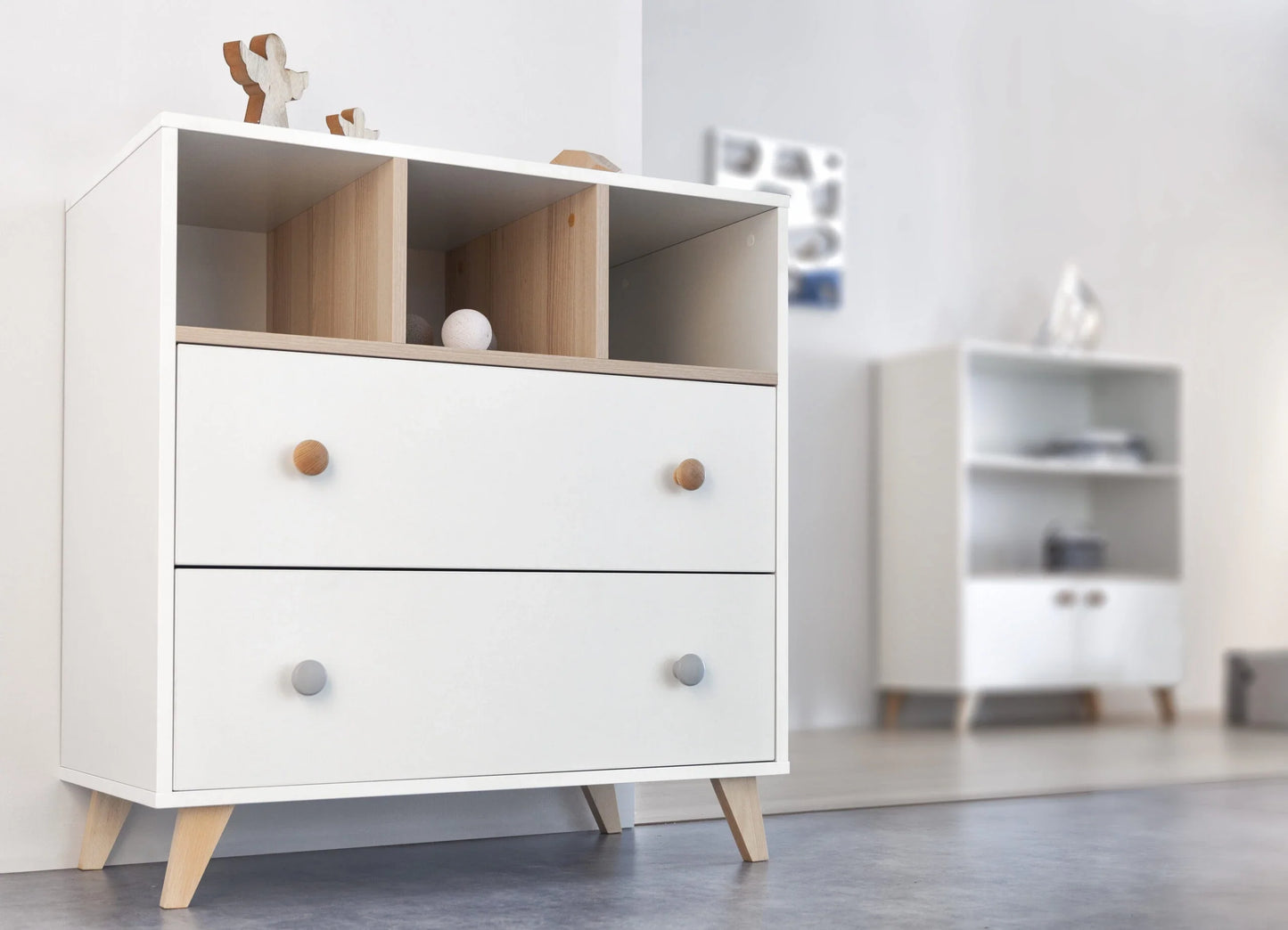 Faktum - Colette Baby Dresser - TUV Certified Nursery Chest With Soft -Close Drawres - White